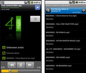 mp3 free music download app for android