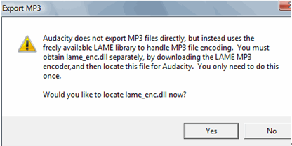 audacity download mp3 export