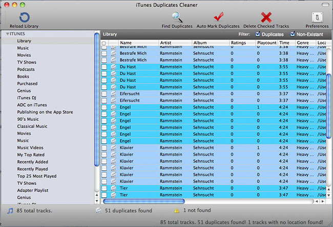 itunes duplicate remover mac