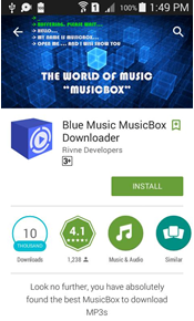 blue music musicbox downloader
