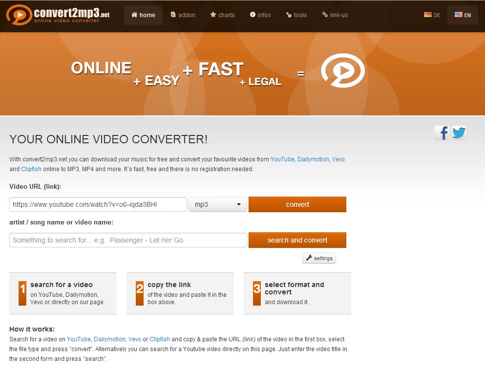 facebook link to video converter