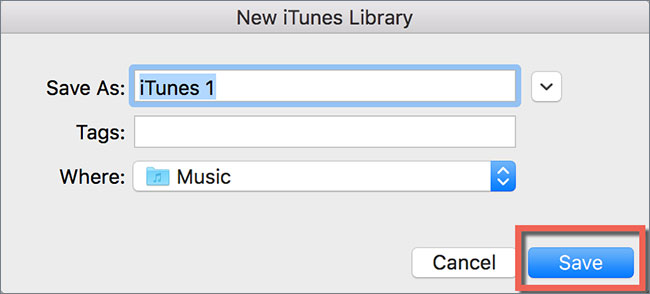Creating New Itunes Library Mac