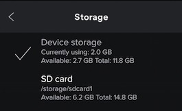 move spotify to sd card