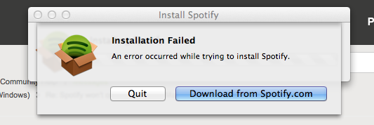 spotify not working on pc