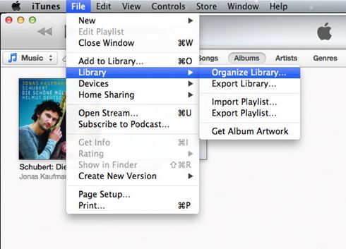 transfer itunes library from mac to mac