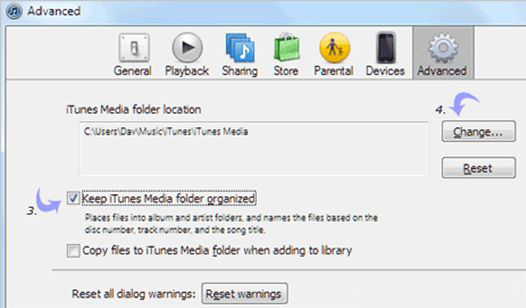 transfer itunes library from computer to external drive