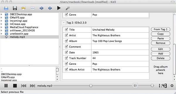 kid3 tag editor for mac