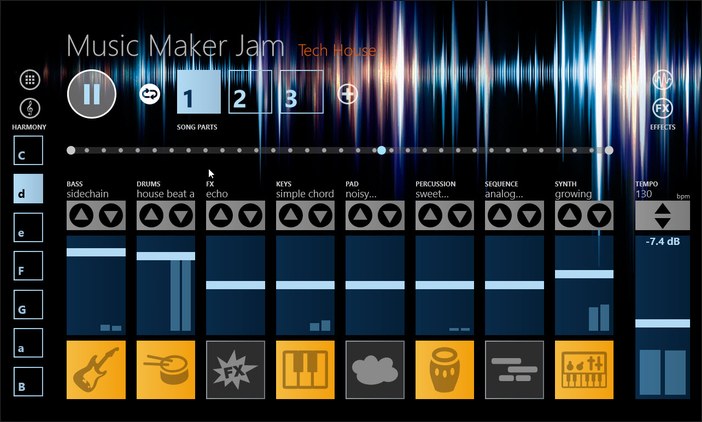 techno music maker app