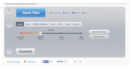 onine audio converter