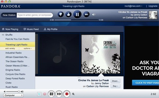 download pandora on mac