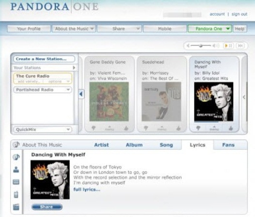 windows pandora