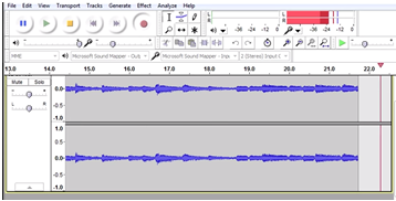 audacity wont record