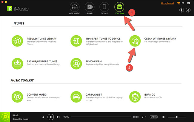 removing duplicates in sony music center for pc library