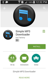 simple mp3 downloader
