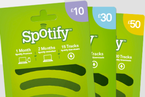 spotify gift card