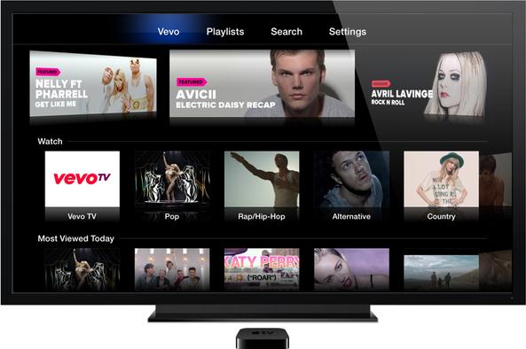 Apple TV, Android Phones Get A Vevo App