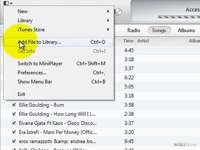 transfer music from windows media player to itunes