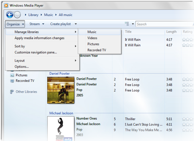 transfer music from windows media player to itunes