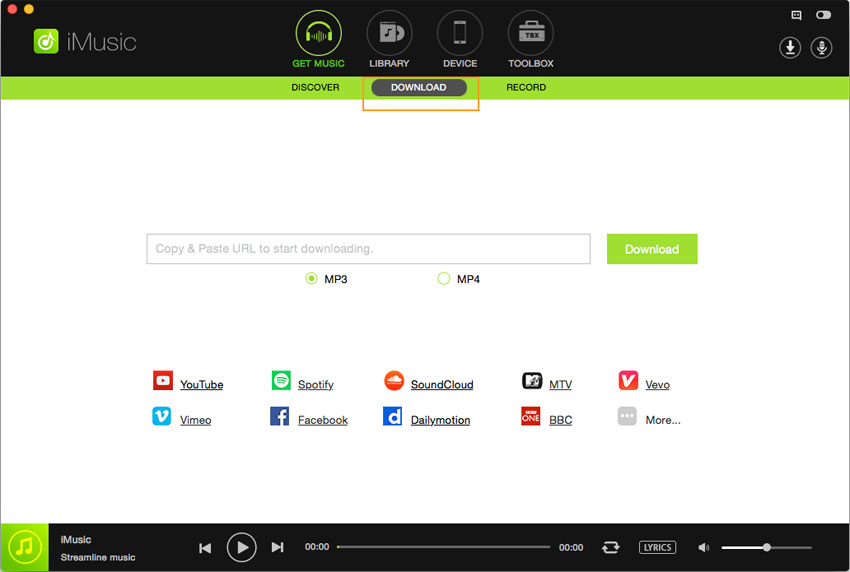 download music in iMusic