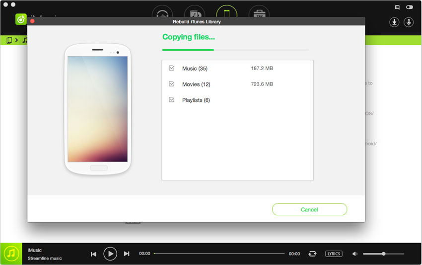 how to transfer songs from android to iphone